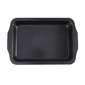 Thickened Carbon Steel Baking Pan Rectangle Non Stick Cake <b>Mold</b> Black <b>Hand</b> Wash Only - Product Image 2