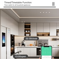 Enchufe de Pared Inteligente WiFi Tuya de Alta Calidad con Monitoreo de Energía de 16A