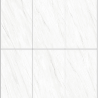 Carrelage en porcelaine imitation marbre blanc 400x800mm, facile à nettoyer, imperméable, pour sol, mur, salon, hôtel
