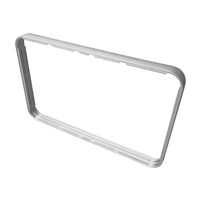 Cadre de pliage en profilé d'aluminium, cadre intégré en alliage d'aluminium, cadre d'affichage électronique LED, extrusion, usinage CNC