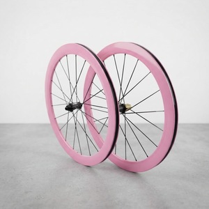 Jeu de roues de vélo de <span class=keywords><strong>route</strong></span> en alliage avec frein V et pneus clincher jusqu'à 20 mm de profondeur, jantes de vélo de <span class=keywords><strong>route</strong></span> 700c - Product Image 2
