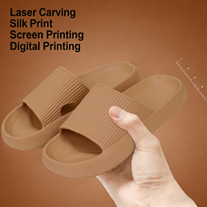 Men Women EVA Foam Slip Resistant Thick Platform <strong>Slippers</strong> Soft Summer Beach Open-Toe Slides <strong>Slippers</strong> - Product Image 1