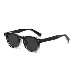 Tendenza Ins 2024 tonalità retrò classiche uv400 occhiali da sole di lusso di alta qualità da uomo moda occhiali da sole per le signore logo personalizzato