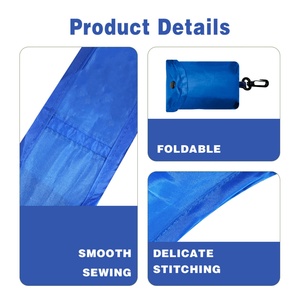 Bolsas de Compras de Nailon Ecológicas Personalizadas, Resistentes al Agua, con Cierre de Cinta Larga, Lavables a Máquina, Reutilizables Estándar - Product Image 5