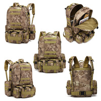 Mochila de Senderismo al Aire Libre al por Mayor, Sistema MOLLE, Impermeable, Mochila de Trekking de Gran Capacidad, Bolsa de Viaje para Campamento