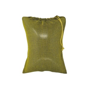 Coton naturel biodégradable certifié GOTS pour pochette cadeau blanche à cordon, motif géométrique, sacs de shopping en corde - Product Image 1
