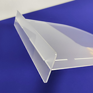 Bảng Hiệu Trống Acrylic Cong Bảng Hiệu Acrylic Mờ Tùy Chỉnh Bảng Hiệu Trống <span class=keywords><strong>Lucite</strong></span> Đứng - Product Image 5