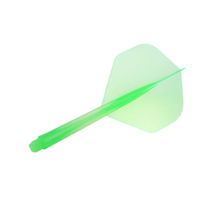 Flotteur de fléchettes en plastique 2BA intégré au fût, forme grande aile - Product Image 6