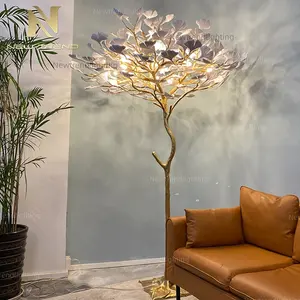 Benzersiz tasarım özel proje kapalı dekorasyon lamba otel Villa ev dükkanı Led zemin ışık