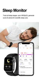 Reloj Inteligente AMOLED S191 con Airbag para la Salud, ECG, Bomba de Aire, Monitor de Presión Arterial, Llamadas de Emergencia <span class=keywords><strong>SOS</strong></span>, Reloj Deportivo Inteligente - Product Image 4