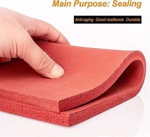 Láminas de Espuma de Silicona de Goma Flexible, Resistentes al Calor, Impermeables, Ignífugas, Antivibración, No Tóxicas, para Uso en Electrónica y Automóviles - Product Image 4
