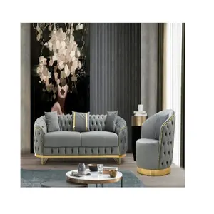 Fornitore della cina nuova moda nordica semplice a forma di L soggiorno divano in tessuto soggiorno tre posti