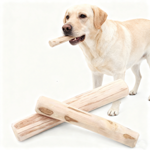 100% प्राकृतिक कॉफी लकड़ी चबाने खिलौना मजेदार इंटरैक्टिव कुत्ते चबाने वाली छड़ी खिलौना खिलौना सामान - Product Image 1
