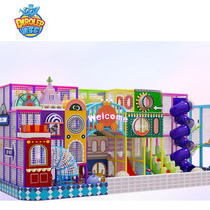 Tùy chỉnh thương mại phiêu lưu công viên sân chơi trong nhà Thiết bị trẻ em khóa học trở ngại NINJA CHIẾN BINH Trampoline làm bọt nhựa - Product Image 1