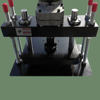 Presse électrique à double moteur TEBAK, machine multifonctionnelle pour le cuir/le papier, machine de découpe 350*220mm