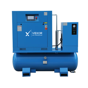 Compressore d'aria industriale elettrico rotativo a vite integrato 4 in 1 da 200 L, 300 L, 400 L, 500 L con essiccatore d'aria combinato - Product Image 2