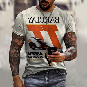 T-shirt graphique 3D Trippy <span class=keywords><strong>psychédélique</strong></span> pour homme à manches courtes haut ajusté respirant 100% coton T-shirts à logo bon marché - Product Image 3