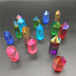 受け入れカスタマイズさカラフルな不規則なサイズNatural <span class=keywords><strong>Crystal</strong></span>オーラポイント治癒クリスタルストーンクリスタル塔 - Product Image 2