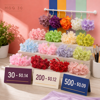 Fleur d'hortensia artificielle faite à la main pour épingles à cheveux, accessoires de coiffure Hanfu DIY, décoration de cheveux, décoration d'intérieur, mariage