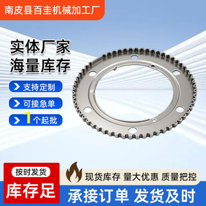 Anillo de Engranaje de Acero Inoxidable, Pieza Metálica Mecanizada para Aplicaciones Mecánicas Industriales - Product Image 4