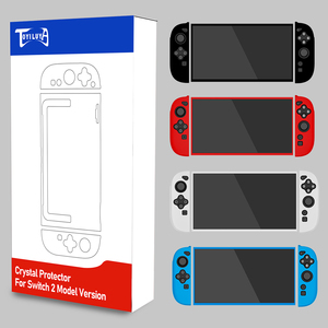 Custodia protettiva in Silicone auto morbida e rimovibile custodia protettiva per Nintendo Switch 2 Shell di protezione per Console NS2 e <span class=keywords><strong>Joy</strong></span>-<span class=keywords><strong>con</strong></span> - Product Image 1