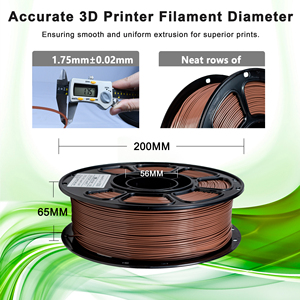 Filamento de Impresión 3D Iboss PLA+ de 1.75mm/2.85mm, 1kg, Color Marrón Castaño, Filamento PLA Apto para Impresoras de Bambú - Product Image 4