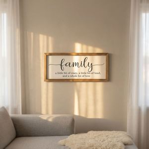 Letrero Familiar Estilo Rústico Americano para Decoración de Pared, Regalo Perfecto para Nuevos Propietarios y Reuniones - Product Image 3