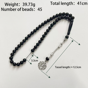 <span class=keywords><strong>Rosario</strong></span> Musulmano di Lusso in Bachelite, 45 Perle, Alta Qualità, Tasbih Islamico <span class=keywords><strong>Turco</strong></span>, Tasbeeh, Masbaha, Subha, Perle per la Preghiera - Product Image 6