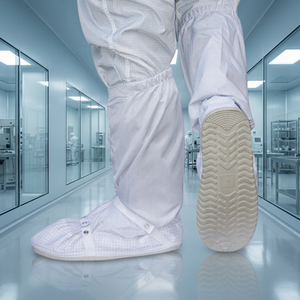 Static Dissipative Overboots ESD Cleanroom Fabric Anti-Static rubber <b>boots</b> Autoclavable Slip resistant Made in Korea - Product Image 3