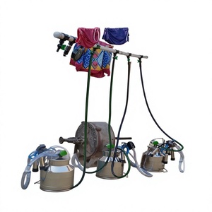 Portable Cow Buffalo Goat Milking Machine <b>Vacuum</b> <b>Pump</b> Stainless Steel Dairy Farm Automatic Multi Cluster Milk Machine - Product Image 4