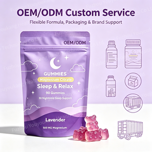 Gomitas de Melatonina OEM 500mg con Citrato de Magnesio, L-Teanina, Balsamo de Limón, Flor de la Pasión, Sabor Frambuesa para Adultos, Ayuda para un Sueño Más Profundo y Prolongado - Product Image 5