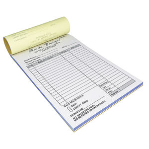 Carnet de reçus et factures autocopiantes A4 personnalisé, livres de devis NCR, impression en duplicata, 2 à 5 parties au choix - Product Image 4