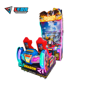 Machine de jeu de tir à monnayeur Leon Dragon Knight pour 2 joueurs, en plastique, en anglais, garantie 1 an - Product Image 1