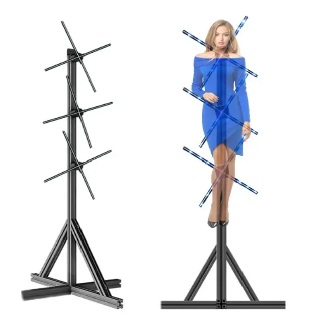 Factory Price Customized 3d Fan Multiple Splicing 3D Wall for Showroom Projector Led Display 3D Holographic 3d Hologram Fan
