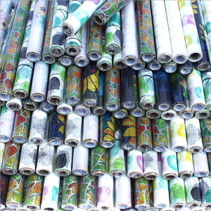 UDK PVC ventana <span class=keywords><strong>vinilo</strong></span> palo adhesivo vidriera película impresión floral impermeable Windows pegatina decoración película pegatina - Product Image 4