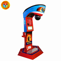Machine de jeu d'arcade de boxe 'Big Punch' ultime pour parc d'attractions, à monnayeur, pour test de force de frappe, pour centre de jeux