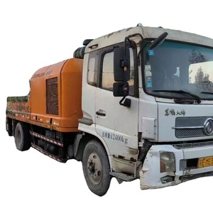 Bomba de hormigón Zoomlion de línea estacionaria de transporte de bajo precio usada bomba de ciudad montada en camión para obras de construcción más pequeñas - Product Image 1