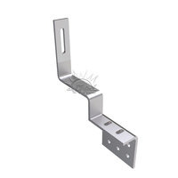 Système de fixation de panneaux solaires en acier inoxydable de haute qualité pour toiture en tuiles céramiques, pince de montage pour installation photovoltaïque