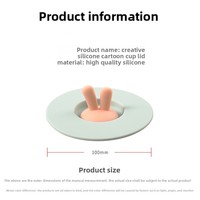 Accessoires de boisson en silicone de qualité alimentaire Couvercle de tasse et de tasse étanche Couvercle de tasse à eau universel anti-poussière