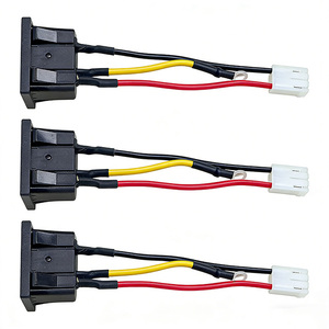 Промышленная силовая розетка с 3 контактами переменного тока и кабелем 10, 15, 20, 30 см - Product Image 1