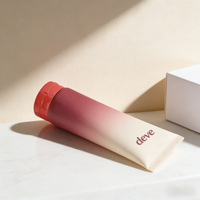 Tube de lotion corporelle en plastique rose de luxe personnalisé, nettoyant visage, shampoing, dentifrice, tubes de 50/75/100/150/200 ml