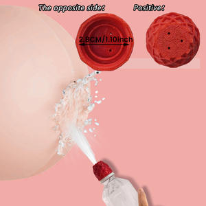 Aspersor giratorio de 360 grados para tapa de botella de plástico, rojo, con boquilla roscada para riego de flores - Product Image 4