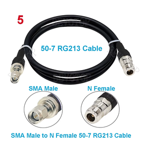 Cavo RG213 da N Maschio/Femmina a SMA Maschio/Femmina 50 Ohm a Bassa Perdita, Prolunga per Radio CB, Radio Amatoriale, Trasmettitore FM - Product Image 5