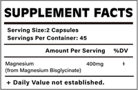 Complément Alimentaire de Glycinate de Magnésium OEM/ODM pour Adultes : Soutien au Stress, au Sommeil, à la Santé Cardiaque, des Nerfs et des Muscles - Capsules Healthsupport