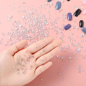 Perles à bulles en vrac, tailles variées, transparentes, pour nail art, résine époxy, slime, loisirs créatifs, décoration maquillage corps et visage - Product Image 6