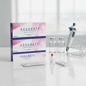 Kit de test rapide en cassette DEEPBLUE Diagnostic Dengue IgG/IgM NS1, précision de 99 %, temps de lecture de 15 minutes, sérum/plasma/sang total - Product Image 1
