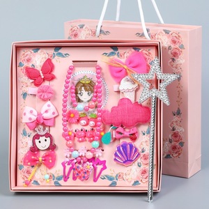 Set di Accessori per Capelli per Bambini Fanyue Viola 28 Pezzi con Borsa da Trasporto, Set di Mollette per Capelli Stile Coreano, Corona da <span class=keywords><strong>Principessa</strong></span>, Fiocchi per Bambine - Product Image 5