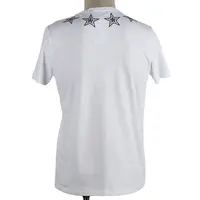 Camiseta digital con estampado personalizado para hombre, camisetas térmicas 100 de algodón con impresión de transferencia de calor, en blanco, a granel