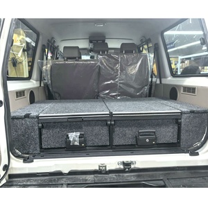 Système de tiroirs doubles LC71 VRD4X4, système de rangement double gauche et droit, modules de tiroirs 1000, tiroirs coulissants 4x4 - Product Image 1