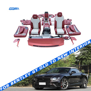 Kit de actualización interior rojo de lujo, de cuero, para Bentley Continental GT, de lo antiguo al nuevo. - Product Image 1